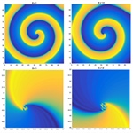 Spiral Waves in Oscillatory Media with Nonlocal Coupling