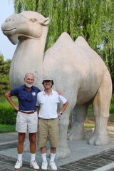 Herb Keller and Tony Chan in China.