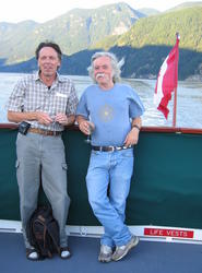Sebius and Bob Russell (Simon Fraser University) at a social event during the conference in honor of Bob's 60th birthday, August 2005.