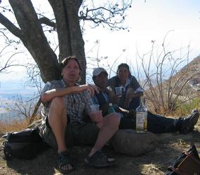 On a hike near San Bernardino Tlaxcalancingo, Mexico, February 2008