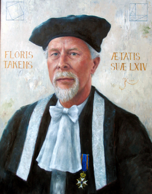 The University of Groningen's Academy portrait of Floris Takens by Jacqueline Kasemier