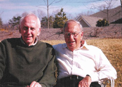 Jack and his brother Gene, 2003