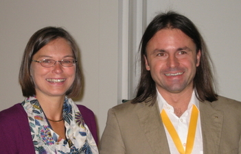 Barbara Gentz (Bielefeld) with Conference Chair Stefan Siegmund (Dresden)