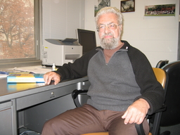 Yulij S Il'yashenko at Cornell University, November 2008; photograph by Hinke Osinga