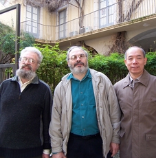 Yulij, Jaume Llibre and Chendzi Li in Spain, 2006