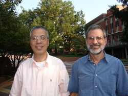 Xiao-Biao Lin with author Steve Schecter