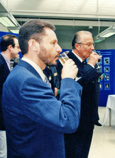With King Albert II at Hasselt University in 2003