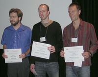 Winners of the DSWeb Tutorials competition; photograph by Bernd Krauskopf