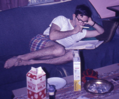 Marty studying, April 1967