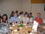 Xiaoho Wang, Marty Golubitsky, Barbara Keyfitz, and Steve Schecter at the banquet, January 20, 2005